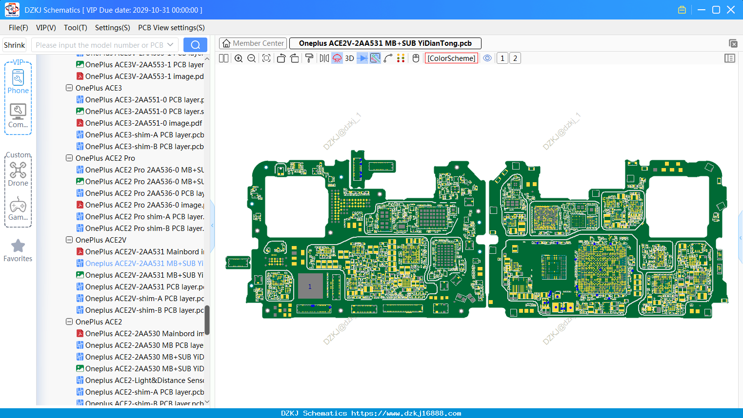 Oneplus ACE2V-2AA531 MB+SUB bitmap